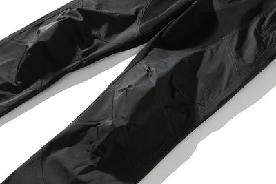 Pantalones Casuales con Cierre Trasero y Costura de Nylon - Image 8