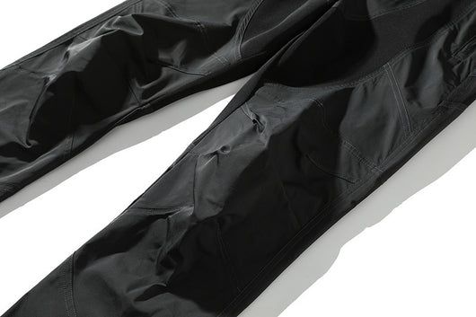 Pantalones Casuales con Cierre Trasero y Costura de Nylon - Image 8