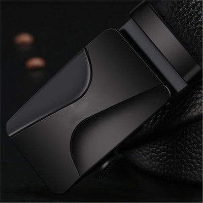 Cinturón Automático Negro Clásico para Hombre - Hebilla de Ajuste Rápido - Image 19