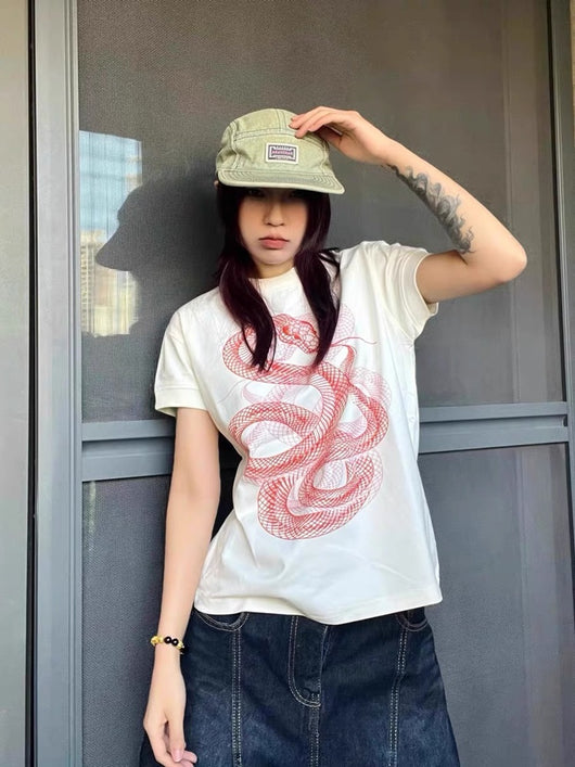 Playera Estampada Año de la Serpiente - Diseño Americano Clásico - Image 13
