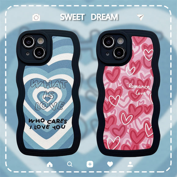 Funda Protectora Suave para Celular con Diseño Love Wave