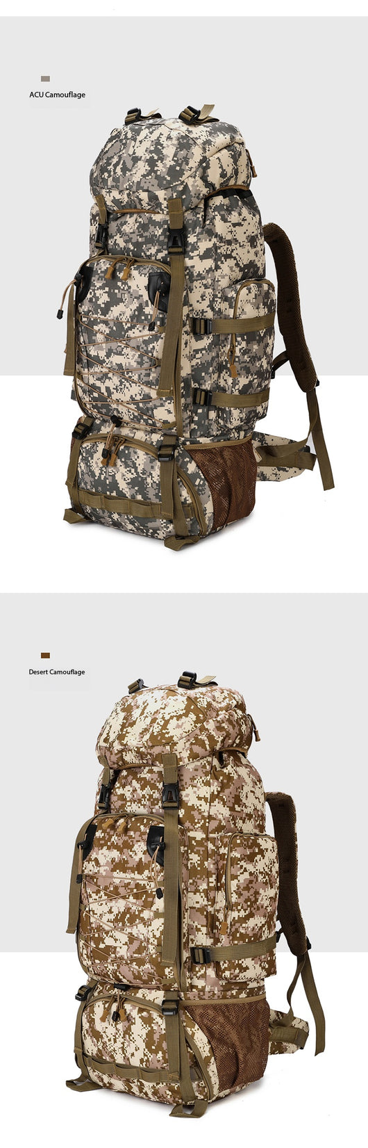 Mochila de Senderismo de Gran Capacidad - Resistente para Camping y Viajes Largos - Image 25