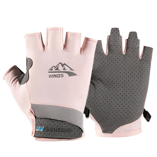 Guantes de Verano para Hombre con Dos Dedos Descubiertos para Pesca y Ciclismo - Image 10