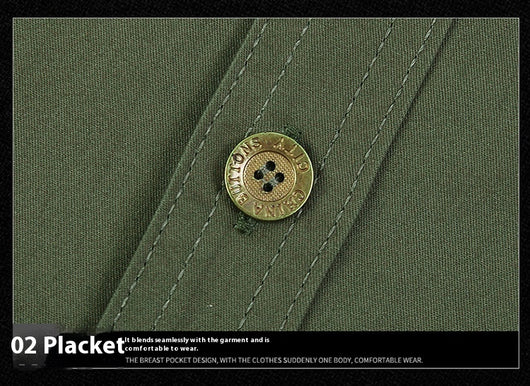 Camisa Militar de Verano Manga Corta para Hombre - Image 27