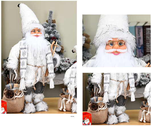 Adornos Navideños Papá Noel Modernos y Elegantes - Image 3