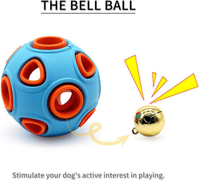 Pelota Interactiva para Perros con Sonido y Campana - Juguete Resistente para Masticar - Image 6