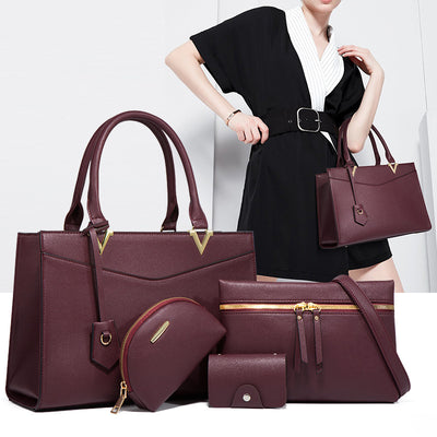Conjunto de 4 Bolsas de Moda Europea y Americana de Gran Capacidad - Image 3