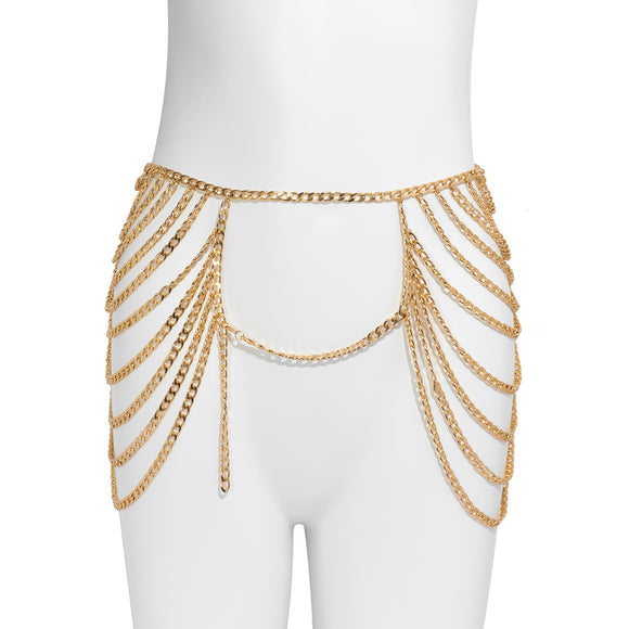 Cadena de Bikini Aluminio con Borlas Trendy