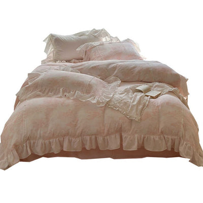 Juego de Cama 4 Piezas Gasa Algodón Arrugada Premium - Image 8