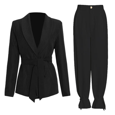 Traje Blanco Elegante de Dos Piezas con Pantalón Ancho - Diseño Ejecutivo - Image 8