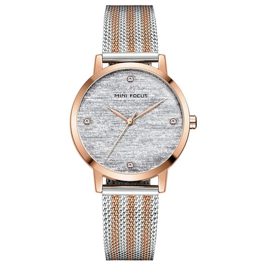 Reloj Silk Dial con Malla de Diamantes - Image 6