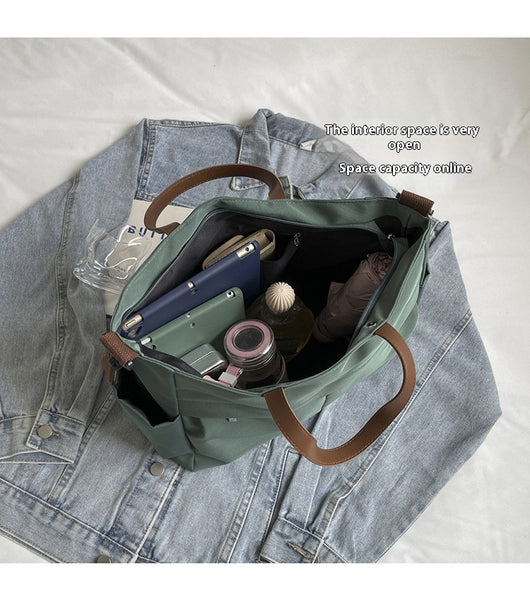 Bolsa Crossbody Tote Portátil para Mujer en Nylon - Image 23