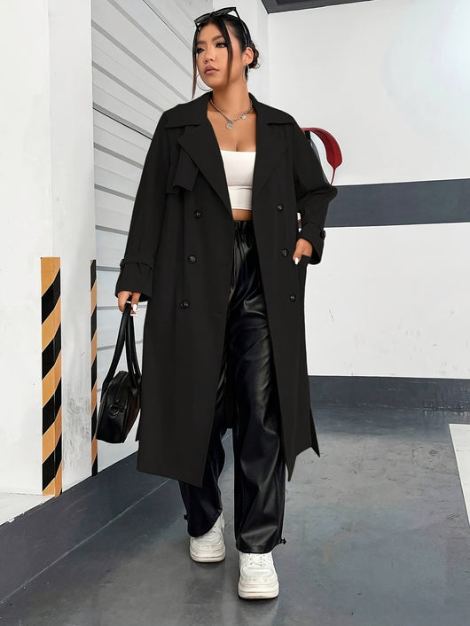 Abrigo Largo Casual para Mujer - Elegancia y Confort - Image 13