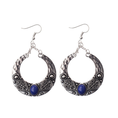 Aretes Colgantes de Turquesa Incrustada Personalizados - Image 13