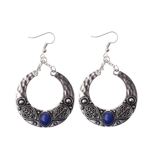 Aretes Colgantes de Turquesa Incrustada Personalizados - Image 13