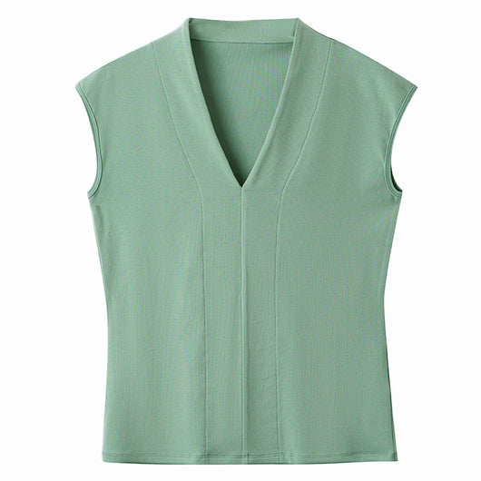 Blusa Negra Ajustada Estilo Coreano para Mujer - Diseño Moderno y Versátil - Image 3