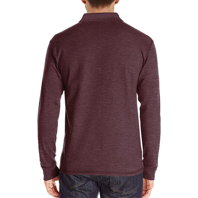 Camiseta Térmica de Cuello Solapa Manga Larga para Hombre - Image 10