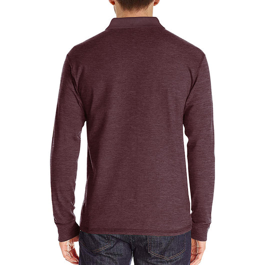 Camiseta Térmica de Cuello Solapa Manga Larga para Hombre - Image 10