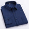Camisa de Trabajo Manga Larga a Rayas Azules para Hombre