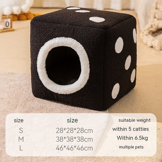Cama Térmica para Gatos y Perros - Diseño Calabaza Cerrada Invierno - Image 6