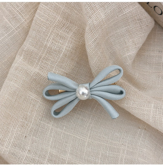 Clips de Cabello con Moño de Perla - Par de Horquillas Pato Laterales - Image 18