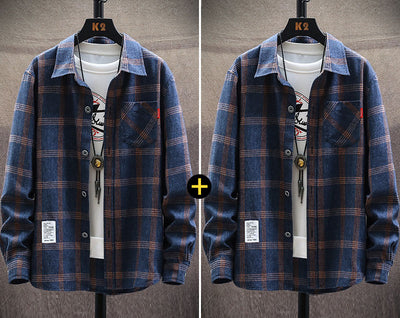 Camisa Casual Hombre Estilo Coreano Moderna con Volantes - Image 3