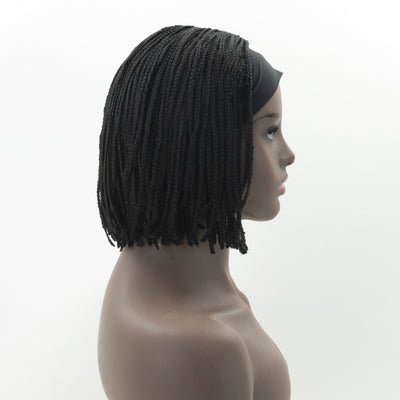 Turbante Trenzado con Apertura Central para Cabello Corto - Image 10