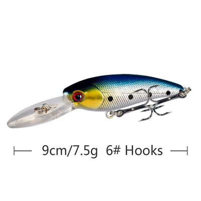 Señuelos Biomimético de 10 Colores - Plástico Duro Premium para Pesca - Image 21
