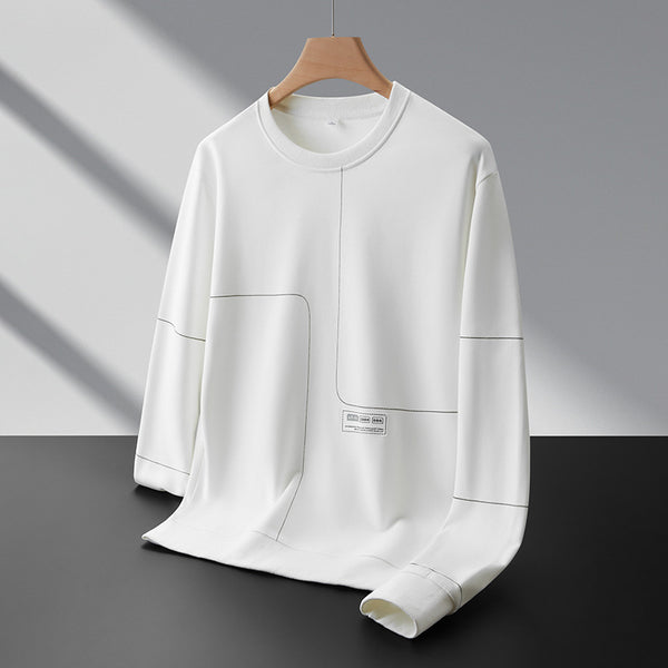 Sudadera Holgada Cuello Redondo Casual Versátil para Hombre
