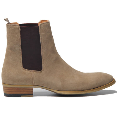Botas Martin de Gamuza Punta Aguda con Elástico para Hombre - Image 9