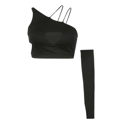 Crop Top Ajustado Cuello Redondo para Mujer - Image 6
