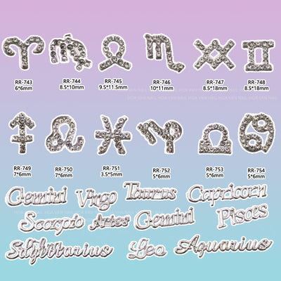Accesorios de Nail Art 3D con los Doce Signos del Zodiaco - Image 3