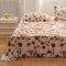 Sábana Estampada Algodón Puro Diseño Floral Pastoral Individual