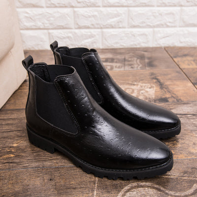Botas Altas de Cuero Grabado Estilo Vintage - Image 3