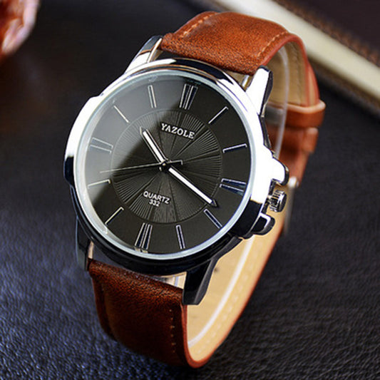 Reloj de Pulsera Hombre Cuarzo Dial Grande Versátil con Correa - Image 2
