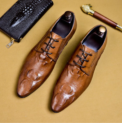 Zapatos de Cuero Punta Fina para Traje de Negocio - Image 12