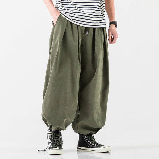Pantalones Bloomers Holgados Casuales para Hombre