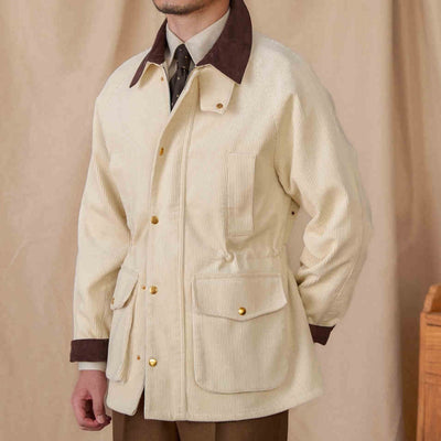 Chaqueta Safari Vintage de Pana Térmica Slim-fit - Image 5