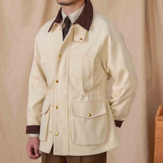 Chaqueta Safari Vintage de Pana Térmica Slim-fit - Image 5