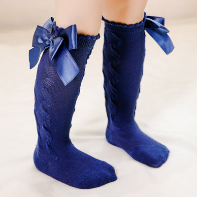 Calcetines Princesa con Moño Doble para Bebé 0-3 Años - Image 18