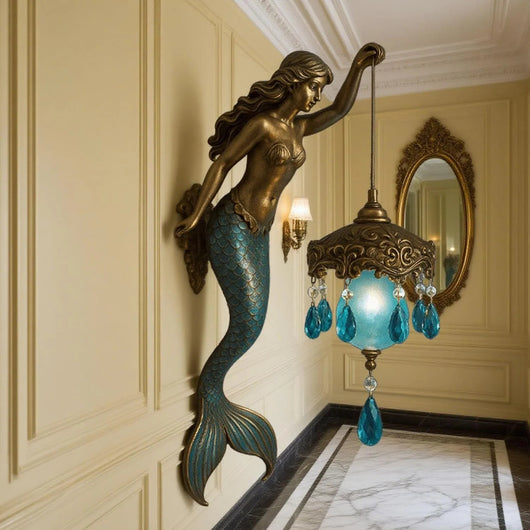 Lámpara de Pared Mitología Sirena Marina - Image 11