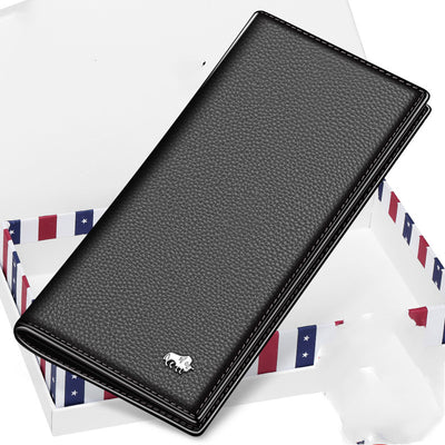 Cartera Larga para Hombre en Cuero de Bisonte Americano - Image 2