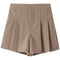 Pantalón Corto Holgado de Pierna Ancha Estilo Casual