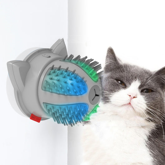 Cepillo Masajeador LED para Gatos con Juguete Interactivo - Image 2