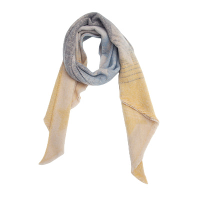 Chal Cálido Mujer Tejido Jacquard Combinado Otoño Invierno XINGX - Image 11
