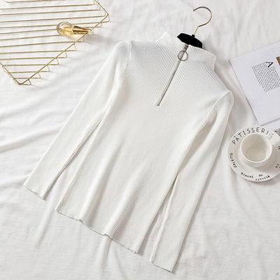 Suéter Cuello Alto con Cierre Circular - Image 22
