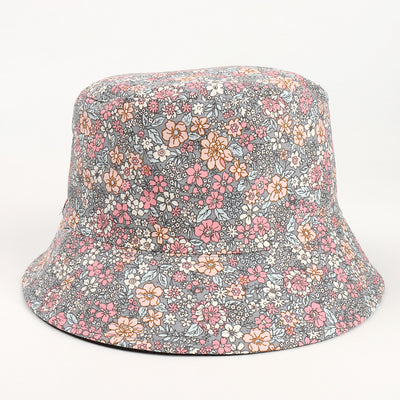 Sombrero Cubo Pescador Estampado Doble Cara con Diseño Crisantemo - Image 7