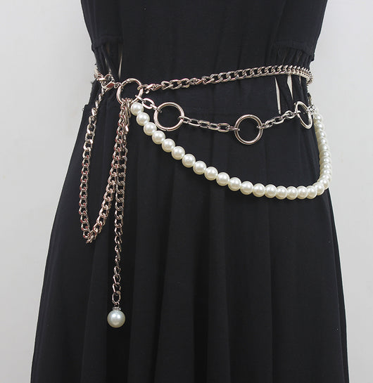 Cinturón de Perlas Decorativo Versátil para Vestidos y Faldas - Image 7
