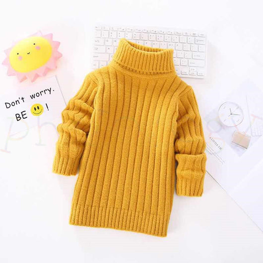 Suéter de Cuello Alto para Bebé - Primavera y Otoño - Image 6