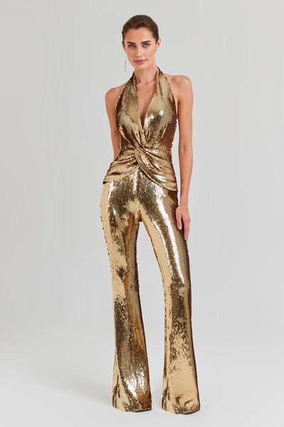 Jumpsuit Elegante sin Espalda con Lentejuelas para Mujer - Image 10